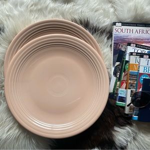 FIESTA Vintage Retired Apricot Set of 2 Dinner 12” Plates